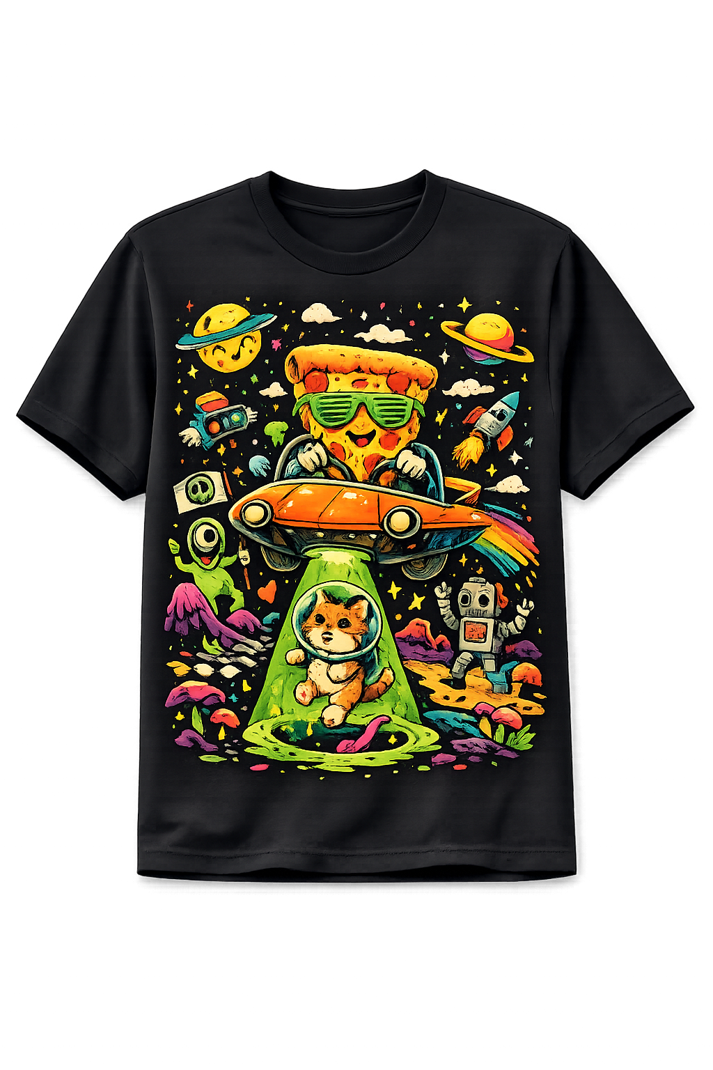 MC Fashionable T-Shirt Cute Quirky Design One-Size